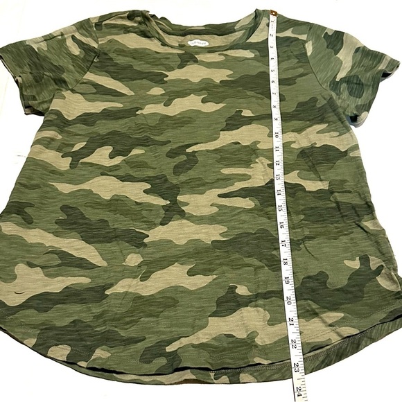 Old Navy Camo Print Crew Neck Short Sleeve T-Shirt Women's M Medium - Picture 7 of 8